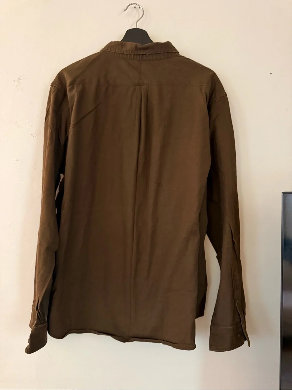 Levi's Dark Brown Men's Button-Down Casual Shirt